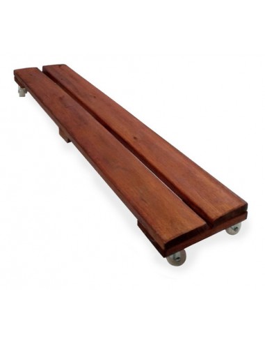 867528-MLA45994228344_052021,Plato 100x20cm De Ancho Madera Eucalipto Con Ruedas