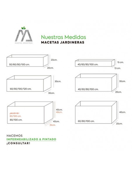 865831-MLA43246944876_082020,Macetas De Fibrocemento Jardinera 60x20x40