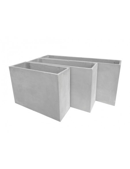 901336-MLA31181668416_062019,Macetas De Fibrocemento Jardinera 80x20x30 C/. Patas Drenaje