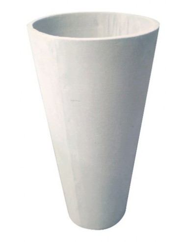 671259-MLA43400005457_092020,Maceta Fibrocemento Cono 70x35x25 Para Jardin Plantas Deco