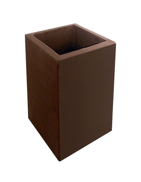 875561-MLA31079557219_062019,Maceta Fibrocemento Prisma 20x20x40 Interior Y Exterior