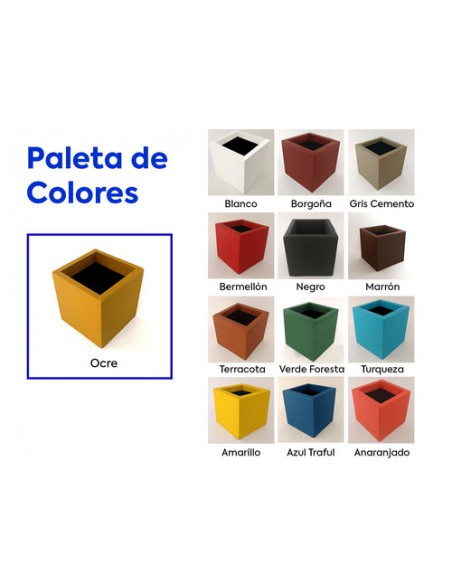 701068-MLA31181669340_062019,Prismas Maceta Fibrocemento 30x30x80 Lo Mejor En Deco Planta