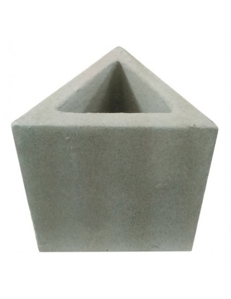 930799-MLA45090947897_032021,Maceta Fibrocemento Triangular 7x7x7 Deco