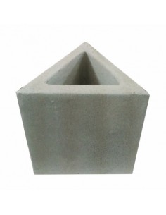 756312-MLA26302990410_112017,Maceta Fibrocemento Triangular 10x10x10 Plantas Moderno