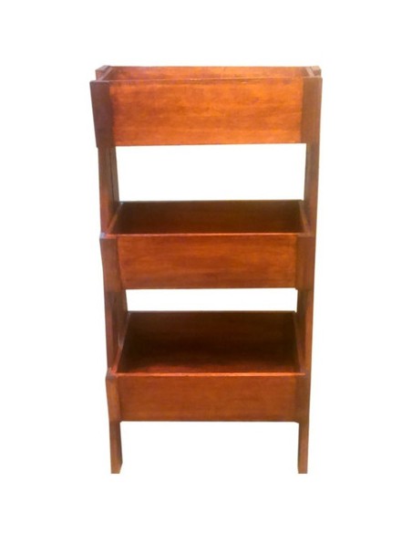 861094-MLA31015591169_062019,Macetas Jardinera Vertical Triple Madera De Eucalipto Deco