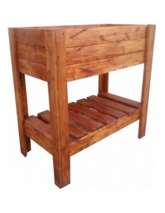 999135-MLA31037564614_062019,Maceta Huerto Madera Eucalipto Alimento Sustentable Organico