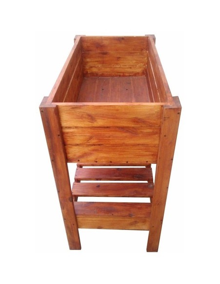 820958-MLA31037568041_062019,Maceta Huerto Madera Eucalipto Alimento Sustentable Organico