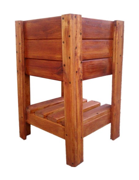 821149-MLA31602954010_072019,Macetas Huerto De Madera De Eucalipto Organico