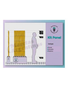 Kit Panel Caña Bambu 1.5m... 2