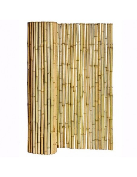 802514-MLA26120035430_102017,Kit Panel De Bambu 1,8m Maceta Fibrocemento 80cm Deco/diseño