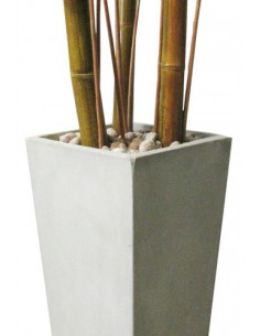 835538-MLA31036289817_062019,Combo Decora Maceta Piramidal Fibro 40x25x18 +piedra+mimbre 2