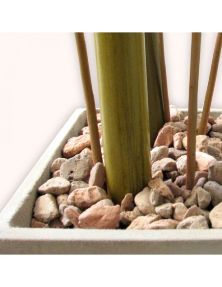 157825-MLA25522697857_042017,Combo Jardin Maceta Piramidal Fibro 50x25x18 Piedra Mimbre