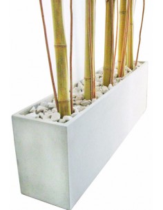 333225-MLA25392471790_022017,Combo Maceta Jardinera Fibro 100x20x30 +piedra+mimbre+cañas 2