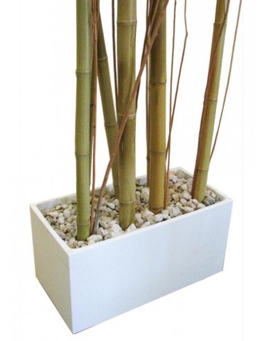 781490-MLA31583201751_072019,Combo Maceta Jardinera Fibro 60x30x30 +piedra+mimbre+cañas