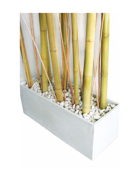 716225-MLA25402126330_022017,Combo Jardin Maceta Jardinera Fibro 80x30x30 Piedra Mimbre