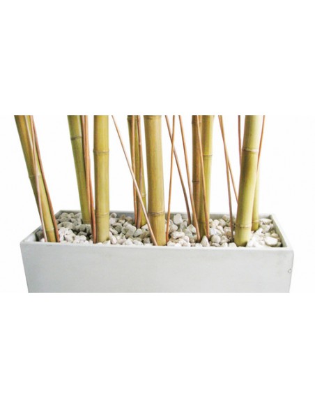 702225-MLA25402126816_022017,Combo Jardin Maceta Jardinera Fibro 80x30x30 Piedra Mimbre