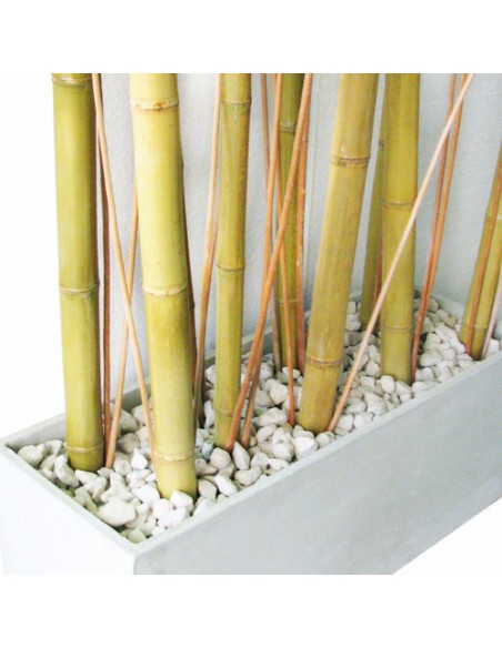 919225-MLA25402128877_022017,Combo Jardin Maceta Jardinera Fibro 80x30x30 Piedra Mimbre