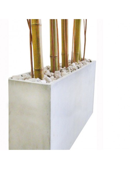 663744-MLA25678127493_062017,Combo Maceta Jardinera Fibro 80x20x40 +piedra+mimbre