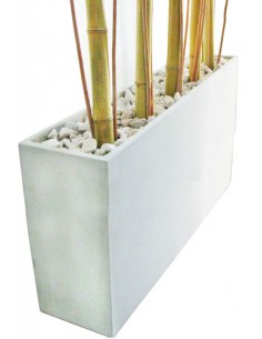 914462-MLA25678083343_062017,Combo Maceta Jardinera Fibro 100x20x40 +piedra+mimbre+cañas 2